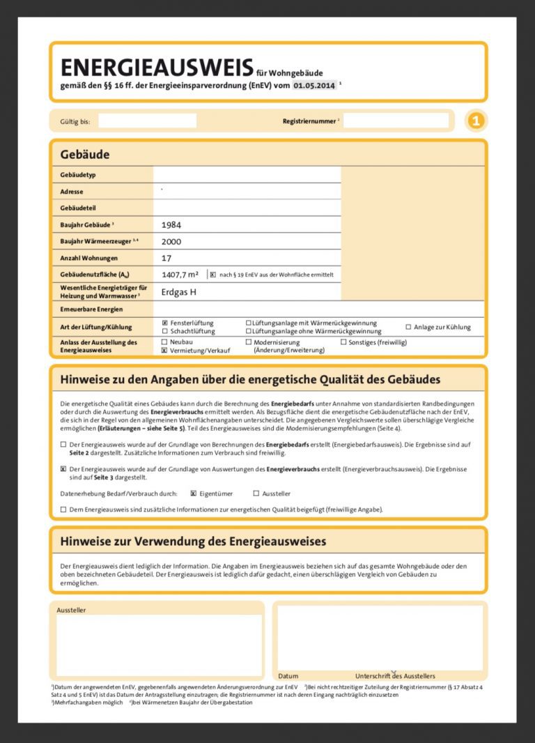 Energieausweis Online - jetzt mehr erfahren