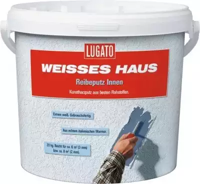 Lugato Weisses Haus Reibeputz Innen 2mm 20 kg