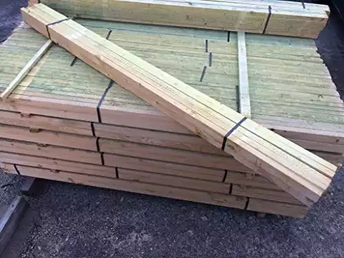 10 Dachlatten 2 Meter lang 30x50mm Lattung Bauholz Kantholz Latten