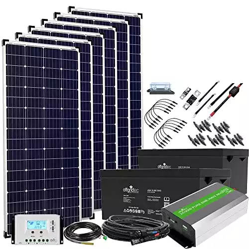 24V Offgridtec© Autark XXL-Master 1200W Solaranlage