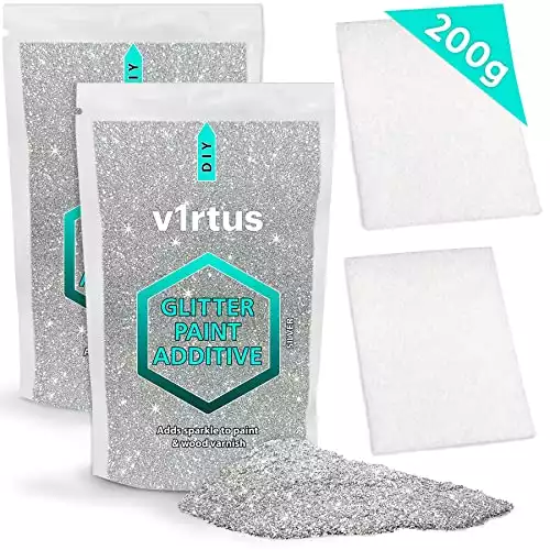 v1rtus Silver Glitter Lackadditiv 200g