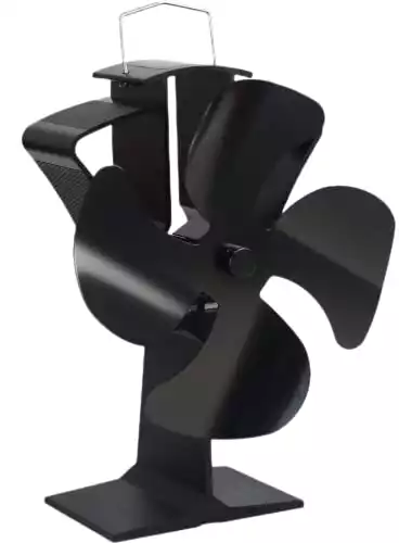 1. TOMERSUN Geräuscharmer Betrieb 4 Blätter Kamin Ventilator