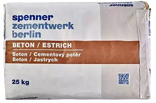 Spenner Zementwerk Berlin (SZB) Beton / Estrich 25KG Betonier- und Estricharbeiten im Innen- und Außenbereich
