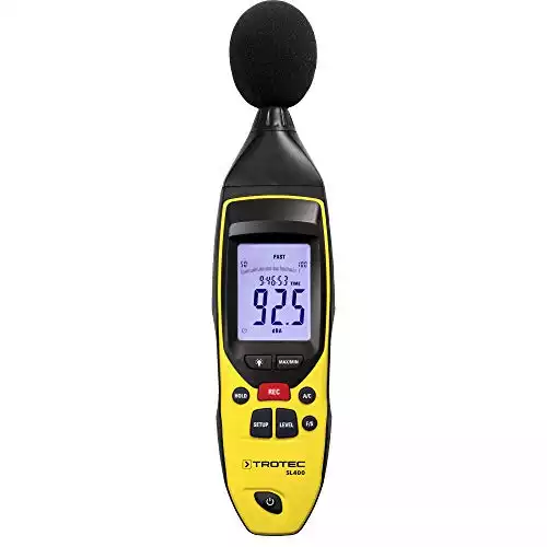 TROTEC SL400 Schallpegel Messgerät mit Datenlogger-Funktion