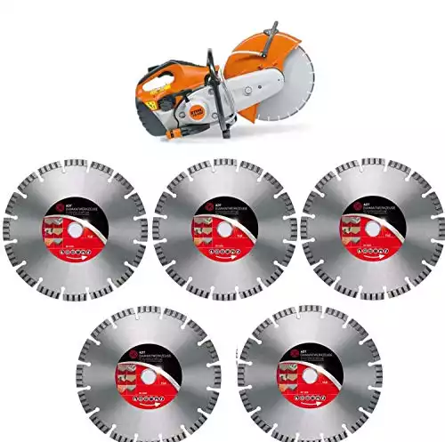 1. Stihl TS 420 Motortrenner incl 5x ADT Diamant-Trennscheiben
