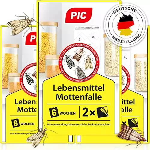 PIC Pheromonfallen für Lebensmittelmotten, 6 Stück